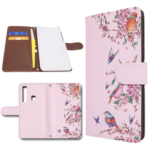 Galaxy A9 (2018) �݊� �P�[�X �蒠�^ �X�}�z�P�[�X ���U�[�� �J�o�[ �J���������� �ԕ� �~�̖� ���� [�f�U�C��A/�s���N] �M�����N�V�[ �G�[ �i�C�� �g�����h�Q�[�g dc-1821