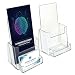 Azar 252922 Counter Trifold Brochure Holder with Business Card Pocket, 10 Pack
