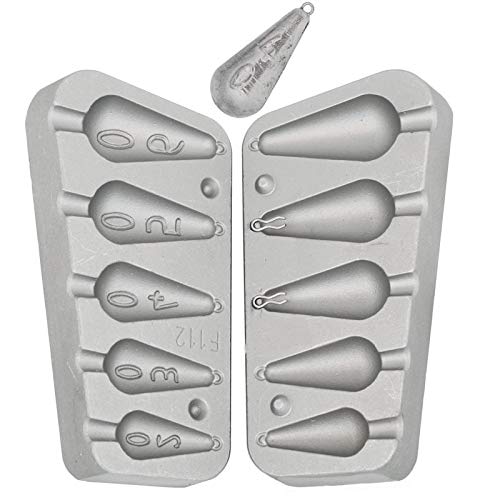 en forme de poire Poids Moule à 15–25–35–50–60 g Moule à pêche à la carpe Bateau de pêche