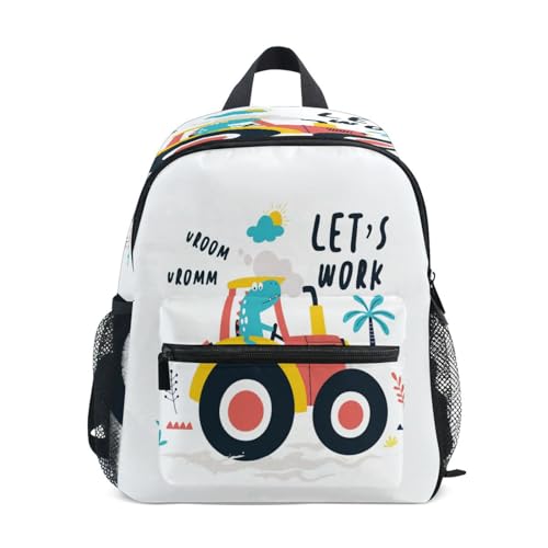 Sac à dos dinosaures anti-glissement pour enfant - Confort dos garanti S