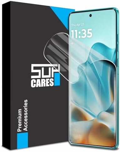 SupCares TPU Unbreakable Membrane Screen Protector for Motorola Edge 60 Fusion, Edge 60 and Edge 60 Pro (6.67 Inch) With Easy Self Installation Kit | Fingerprint Working | Edge to Edge Coverage