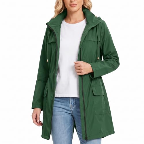 Veste de pluie imperméable femme légère pour rester au sec sous les averses