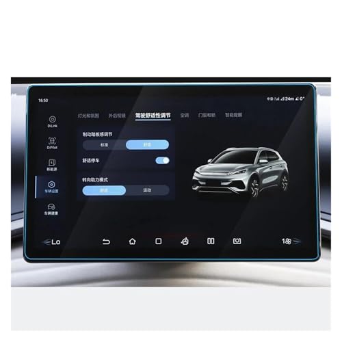 Verre trempé pour BYD Atto 3 Yuan Plus 2022-2023 écran GPS