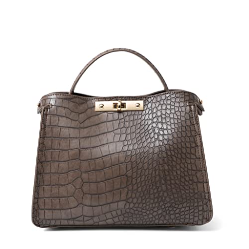 [Gratante] グラタンテ ワンハンドル 2way ミニショルダー バッグ レディース ショルダーバッグ abb-g0053 (クロコブラウン)