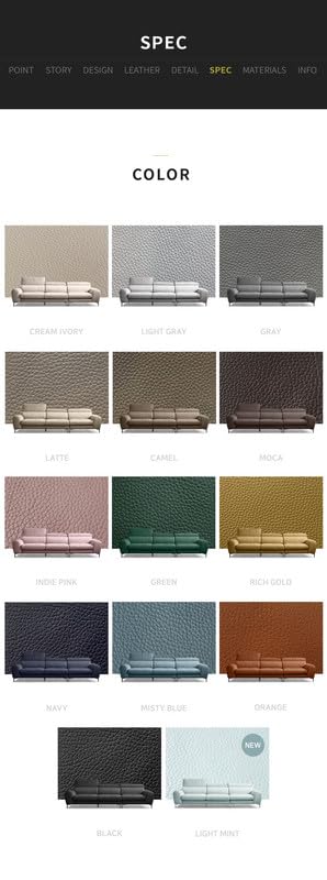 Image of Fabrique Sassy Leatherette 3 Seater Sofa Set with Puffy Luxury Light Pink with Moveable Headrest | Stylish Home Office & Living Room Furniture | Lightweight Design with Durable Stainless Steel Legs