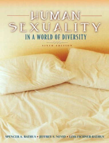 Human Sexuality in a World of Diversity 0205439314 Book Cover
