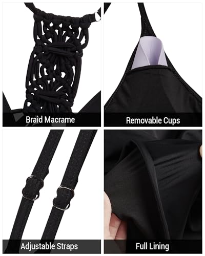 Holipick Tankini Top Only for Women V Neck Tummy Control Swimsuit Ruched Bathing Suit No Bottom4