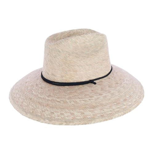 Sombrero de paja ancho con correa de barbilla miniatura 2