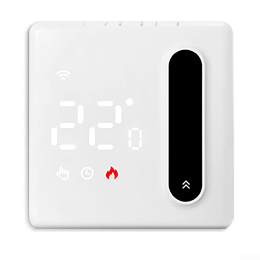ZMdooreasy ZMdooreasy Smart WiFi Thermostat Temperaturregler für elektrisches Wasser Fußbodenheizungssystem Hausautomation (Wasser 3A)