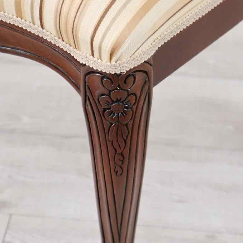 ダイニングテーブル3点 70cm 象嵌 イタリア ミックスストライプ