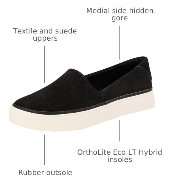 Image of Toms Womens Kameron Slip-on Black /Black