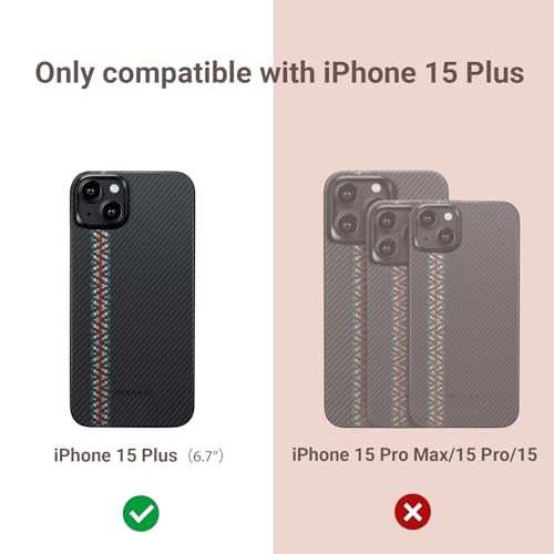 Coque iPhone 15 Plus légère anti rayures sensation textile pure - 7