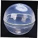 Plastica Vuoto Rotonda Capsule Giocattolo di DIY del Mestiere Sfera Trasparente per Il Partito di Eventi Distributore Automatico 10pcs