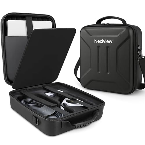 Nexiview Starlink Mini Case, Shock-Absorbing Drop Protection, 3-in-1 Carry Options Backpack Shoulder & Hand, Custom-Fit Protective Slots, Waterproof for Camping, RV, Outdoor Adventure & Daily Use