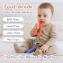 Yoolane Baby Teething Toys, Silicone Teether for Babies 3 6 12 18 Months, Tools Set Baby Teether Sensory Chew Toys for Toodler Infant, Newborn Stuff Essential Gift, BPA Free (4 Pieces)