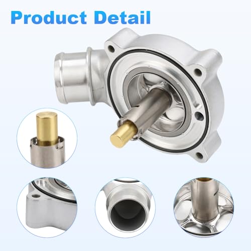 Image of 1A4712006215 Coolant Thermostat compatible with Detroit engines DD13 DD15 | Compatible with Freightliner Cascadia M2 114SD Western Star 4700SB 4800SB 4900EX 188 ℉ / 87 ℃, Replace A4722001315 A4712002915