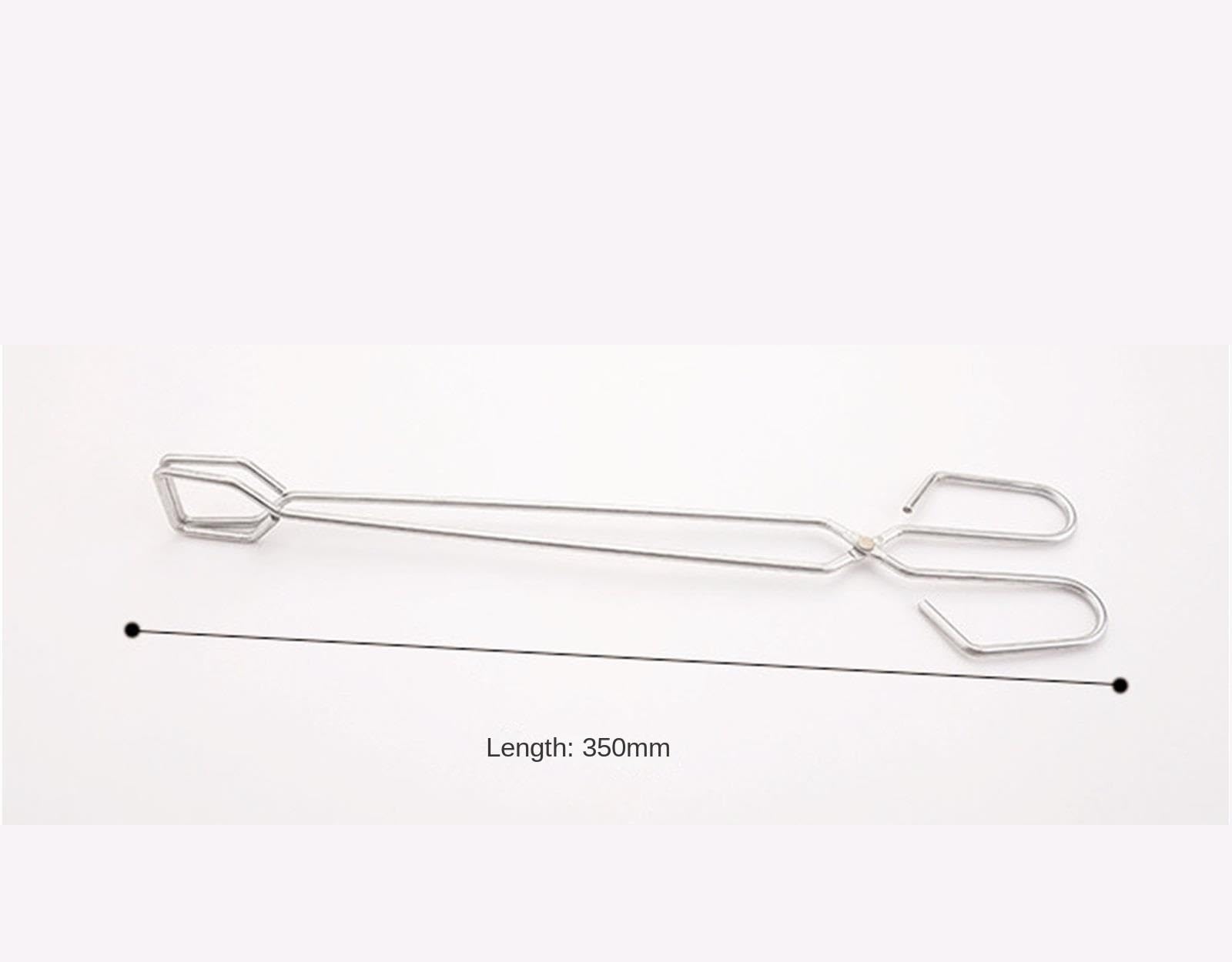 Szczypce Grilla Szczypce Do Grilla Ze Stali Nierdzewnej Z Długą Rączką, Odpowiednie Grillowania Na Świeżym Powietrzu, Smażenia Ryb Kuchenne(35cm)
