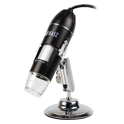 Haiz Microscópio Profissional Bancada Zoom Cam 2.0 Mp Digital Usb HZ-1600X