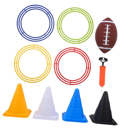 VANZACK 1 Set Outdoor Toss Rings Game Fun Family Activity for Concentration Coordination Training Safe Material for Backyard Parties Playdates