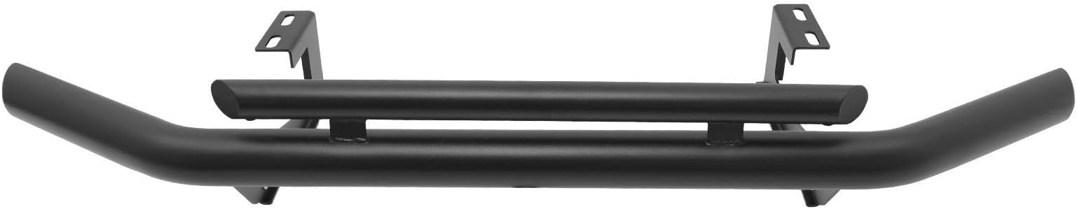 Predator4X4 City Style Double Nudge Bull Bar Matte Black Compatibe with Nissan Navara D23 NP300 2015-2021 |Bumper Protection Bar, OEM+ Look