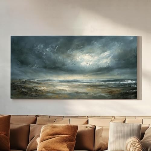 Toile paysage marin lianyibo 55x110 cm pour un salon apaisant