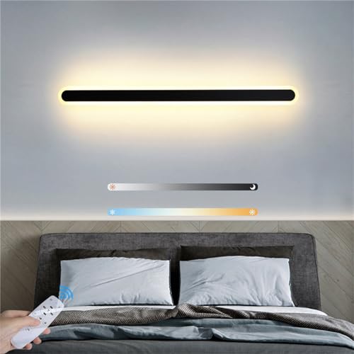 Aplique de Pared Interior LED Regulable de 80CM con Mando Moderno Acrílico 6