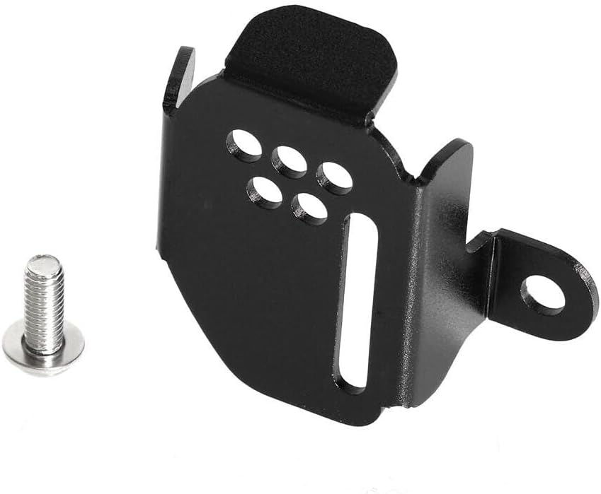 Monkey125 Rear Brake Fluid Tank Reservoir Cap Cover Compatible with Monkey 125 DAX 125 ST125 2018-2024 Motorcycle Accessories Brake Tank Guard (Black)
