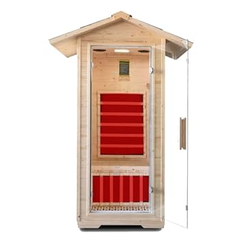 outdoor infrared sauna 1 person