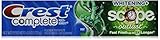  Crest Crest Extra White Plus Scope Outlast Toothpaste Long Lasting Mint, Long Lasting Mint 4 Ounce by Crest