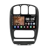 Autoradio 2 Din Carplay Stereo per Chrysler Voyager Rg Rs Town & Country Rs 2000-2007 Android 15 9 Inches Android Auto Display Steering Wheel Controls Per, 8 Core 8G+128G