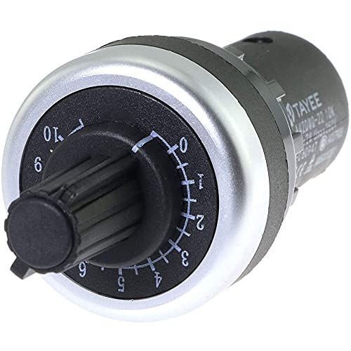 ANCLLO Potenciómetro LA42DWQ-22 5K ohmios convertidor de frecuencia IP65 VSD VFD resistencia Variable Velocidad Drive Potenciómetro rotatorio 22 mm
