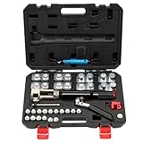 Huloretions Hydraulic Flaring Tool Kit with 45° Double & Single Flare, 3/16