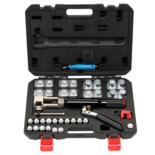 Huloretions Hydraulic Flaring Tool Kit with 45° Double...