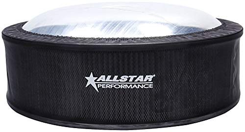 Allstar Performance Allstar PerformanceAir Filter Wrap, Pre Filter, 14 in OD, 4 in Tall, Polyester, Black, Allstar 14 in Washable Filters, Each
