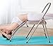 Chaise De Yoga Pilier avec Support Arrière, Chaise De Yoga sans Dos pour La Flexibilité Et La Formation De La Force, avec des Pieds MS Et des Pieds Antidérapants Chaise Auxiliaire Yoga