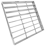 MOSINSBO Outdoor Drain Cover, 12x12 Stainless Steel Drain Grate for Catch Basin, C250 Class Sewer Gr