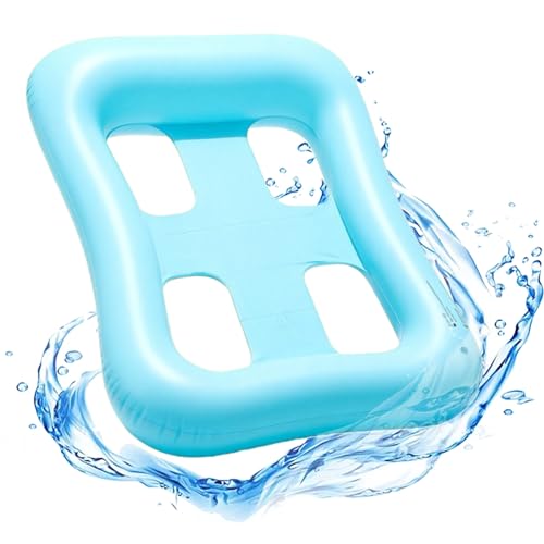 Yjkedfh Islas de piscina – Tumbona de agua inflable, isla de natación y balsa – salón de piscina multifuncional para el jardín | Para , río, patio trasero, jardín, fiestas, reuniones, camping