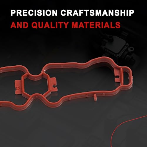 Image of 06K129717A Engine Intake Manifold Gasket Compatible with VW Arteon Beetle Golf Jetta Passat Tiguan Audi A3 A4 A5 A6 A7 Q7 Q8 TT EA888 MK3 1.8T 2.0T