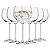 Krosno Cocktail Gin Tonic Balloon Water Glasses | Set of 6 | 16.2 oz | Venezia Collection | Ideal for Home Restaurant Events & Parties | Dishwasher Safe | Gift Idea | Made in Europe