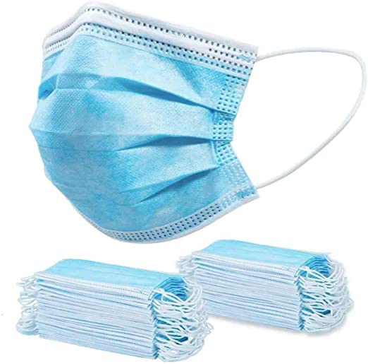 hobf Surgical Mask Pack containing surgical masks 3 layer 100 pieces/pack of 100 / pack of 50 / surgical mask pack of 100 & 200 - surgical mask for Men & Women - Blue (B096K1B7XQ) Amazon Price History, Amazon Price Tracker