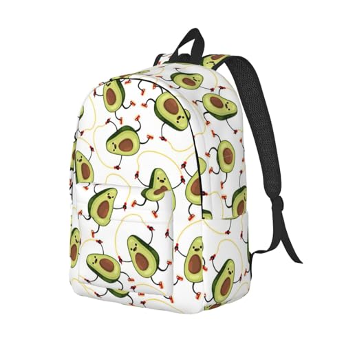 Mochila de mano para portátil y bolsa de enfermera con aguacates animados 2