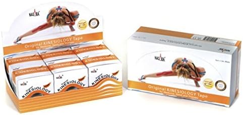 NASARA Kinesiology Tape 6 ROLL Box 5m X 5cm (Beige)