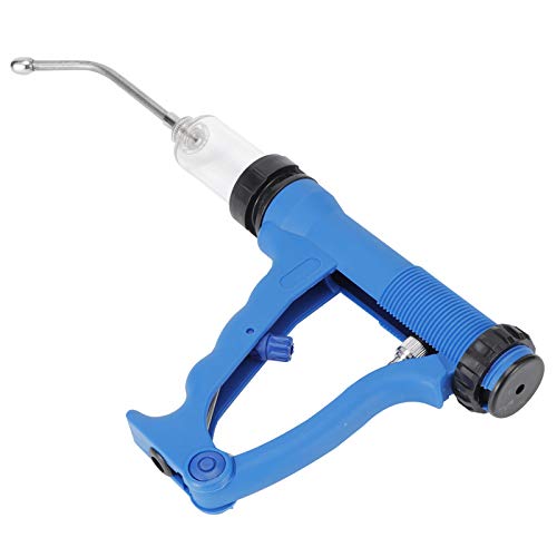 Qioniky Inyección de Ganado de Alta eficiencia, jeringa Veterinaria Jeringa Continua Ajustable Jeringa Continua de alimentación, para Ganado ovino Cover