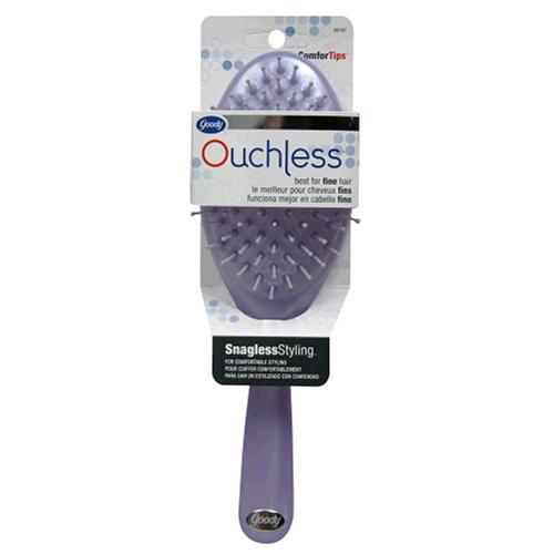Goody Ouchless Colors Cushion Brush, Normal to Fine Hair, 1.