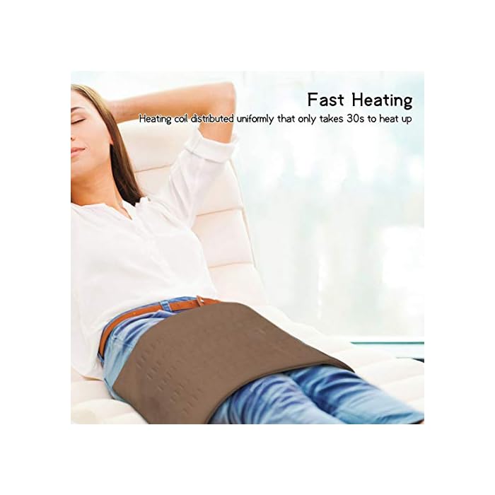 Weighted Heating Pad, Electric Heating Pads for Back Pain and Cramps ReliefSoftness Heat Pad