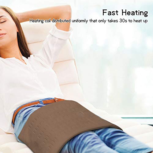 Weighted Heating Pad, Electric Heating Pads for Back Pain and Cramps