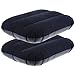 Lot de 2 Coussins Gonflables de Voyage Camping Plage Voiture Avion