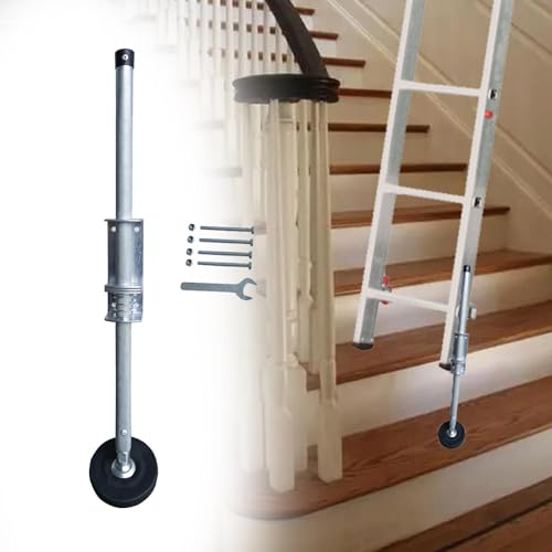 Patas estabilizadoras de escalera, patas de nivelación ajustables para plataforma estable, ideal para escaleras domésticas y escaleras de extensión