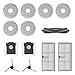 Dreame Accessory Set for X40 Ultra and X40 Ultra Complete Robot Includes 6x Mop Cloths (3 Pairs), 2x Filters, 2x Dust Bags, 2x Side Brushes, 1x Main Brush