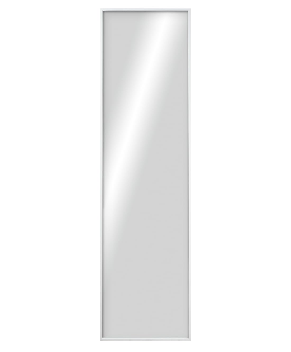 CHELY INTERMARKET MOD19200 Espejo De Pared Rectangular Blanco Estilo Moderno 35x140 cm Ideal para Baño Salón PVC Montaje Rápido con Kit De Colgar Incluido Fabricado En España